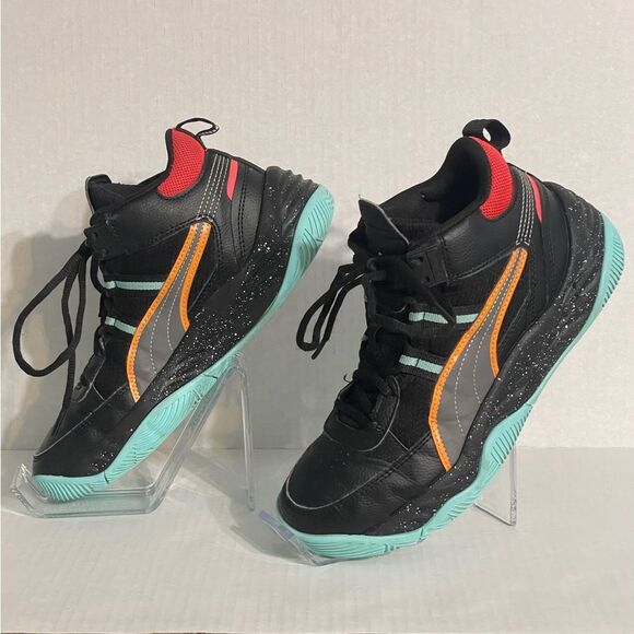 PUMA - Juniors Rebound Future Next Gen Speckle Basketball Shoes, Big Kid size 5 - Picture 5 of 11